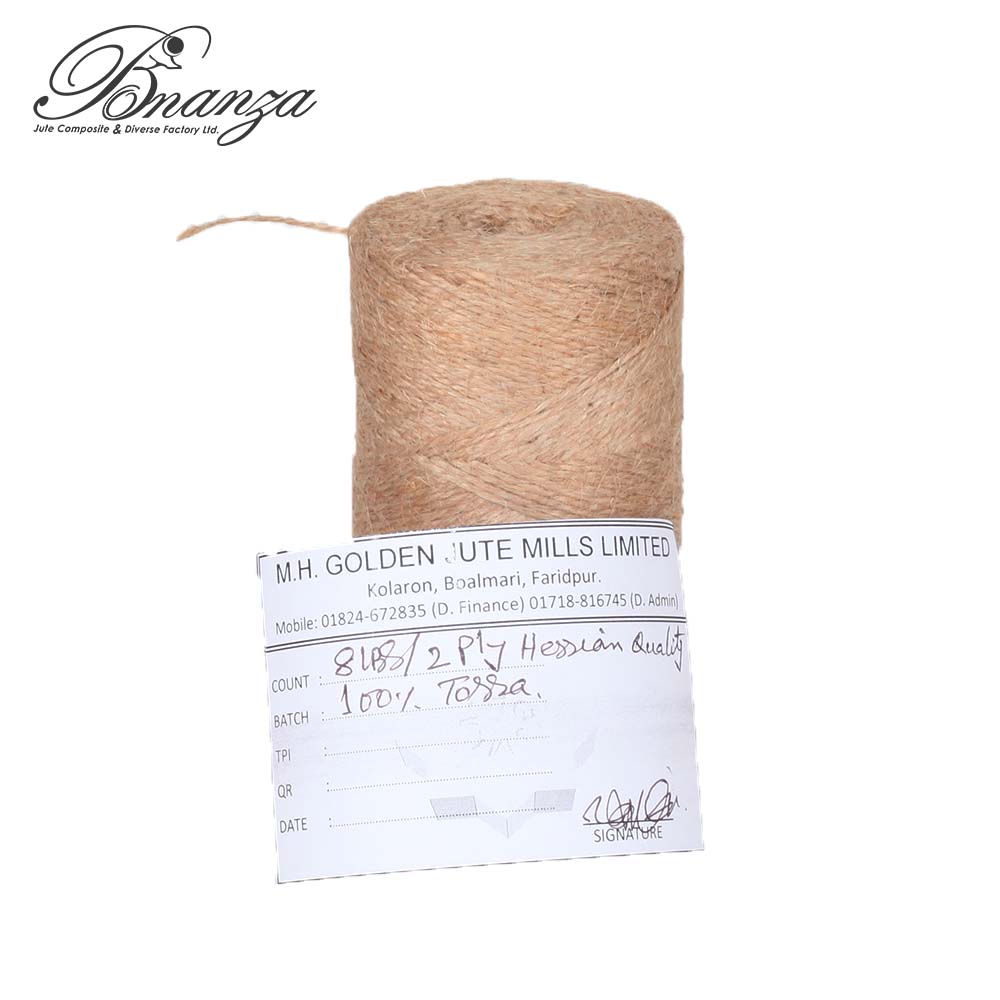 8lbs/2ply Hessian Jute Yarn from Bonanza Jute Composite & Diverse Factory Ltd.