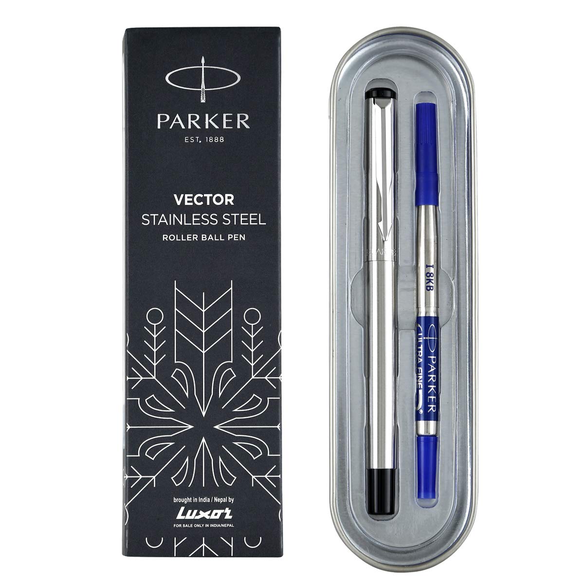 Шариковая ручка Parker векторная Хромированная ручка из нержавеющей стали премиум-класса parker векторная ручка ручки с логотипом на заказ