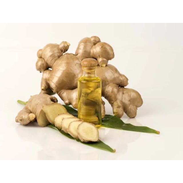 Natural pressed cold ginger oil for joint pain from India