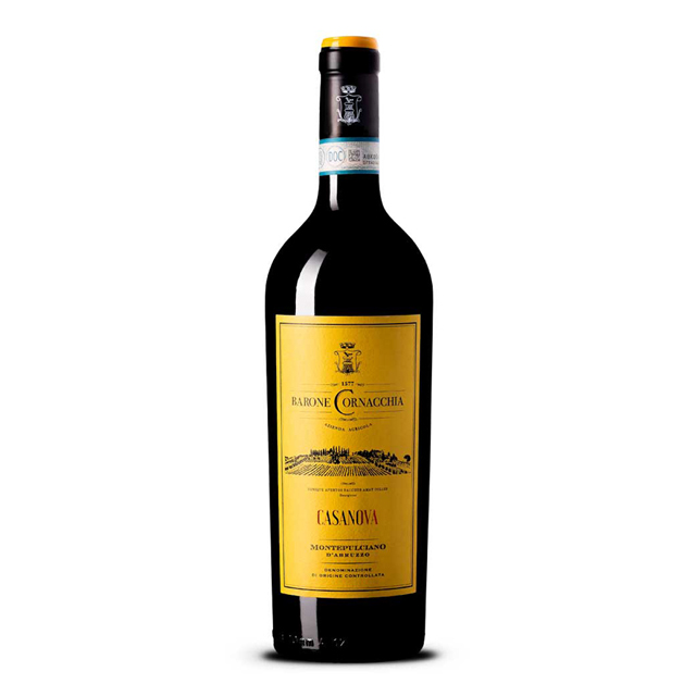 ITALIAN RED WINE Montepulciano d'Abruzzo DOC CASANOVA ORGANIC WINE