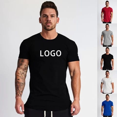 Best Sell Custom Gym T Shirts Fitness Wear Men Tranning Wear Sports Wear OEM Service Adults Plus Size Print.