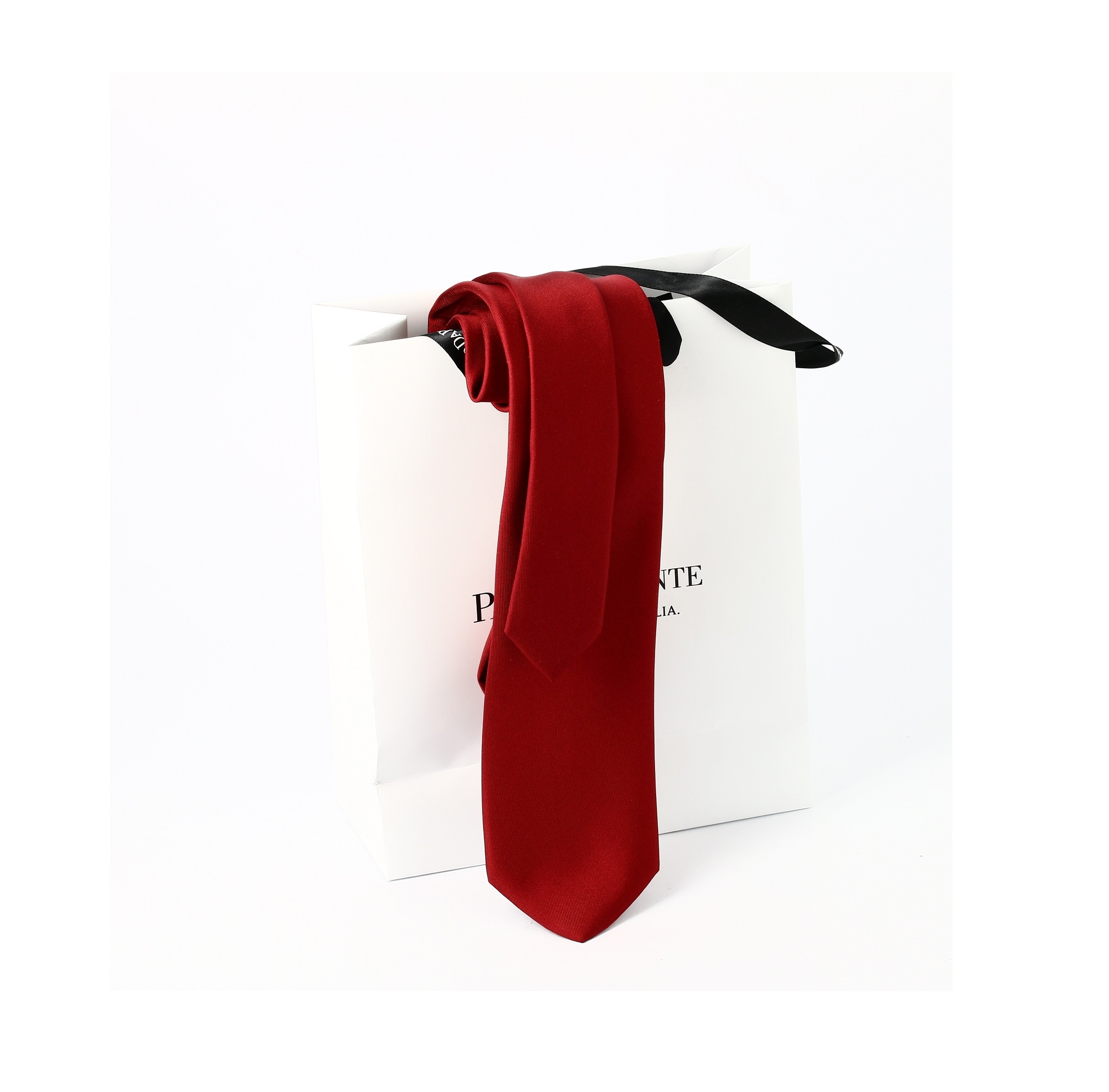 UNICOLORED SILK TIE