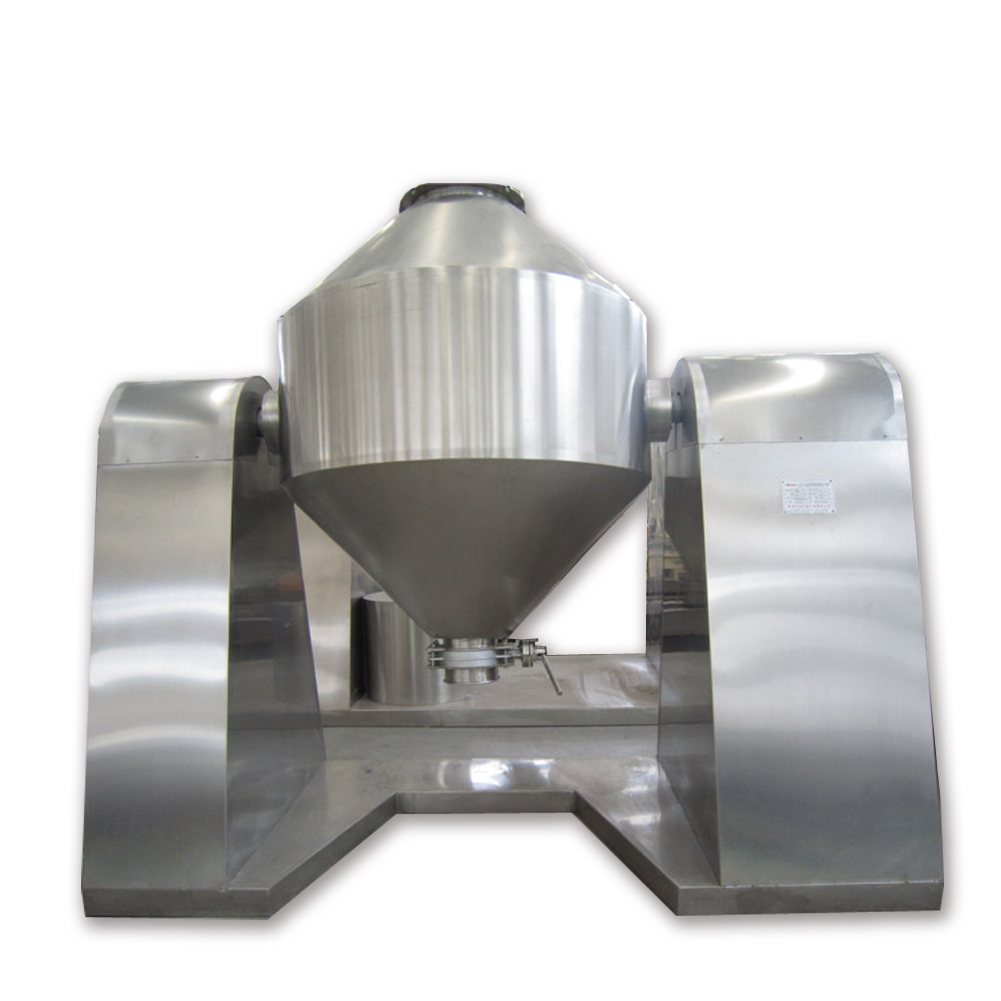 SZG Sophisticated Technology Heat Transfer Heated Oil Vacuum Rotary Double Cone Dryer / Enamel Anti-Corrosion Vacuum Drum Dryer
