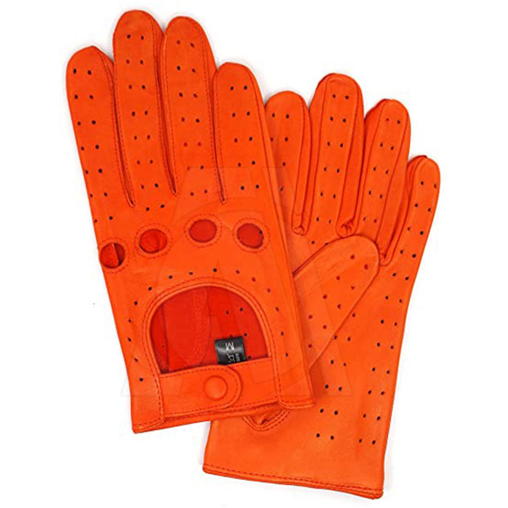 Soft and Comfortable Leather Driver Gloves for Driving
