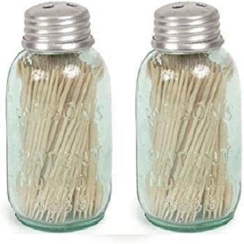 STYLISH L GLASS TOOTHPICK HOLDER METAL TOOTHPICK HOLDER CREATIVE MINI TOOTHPICK CASE
