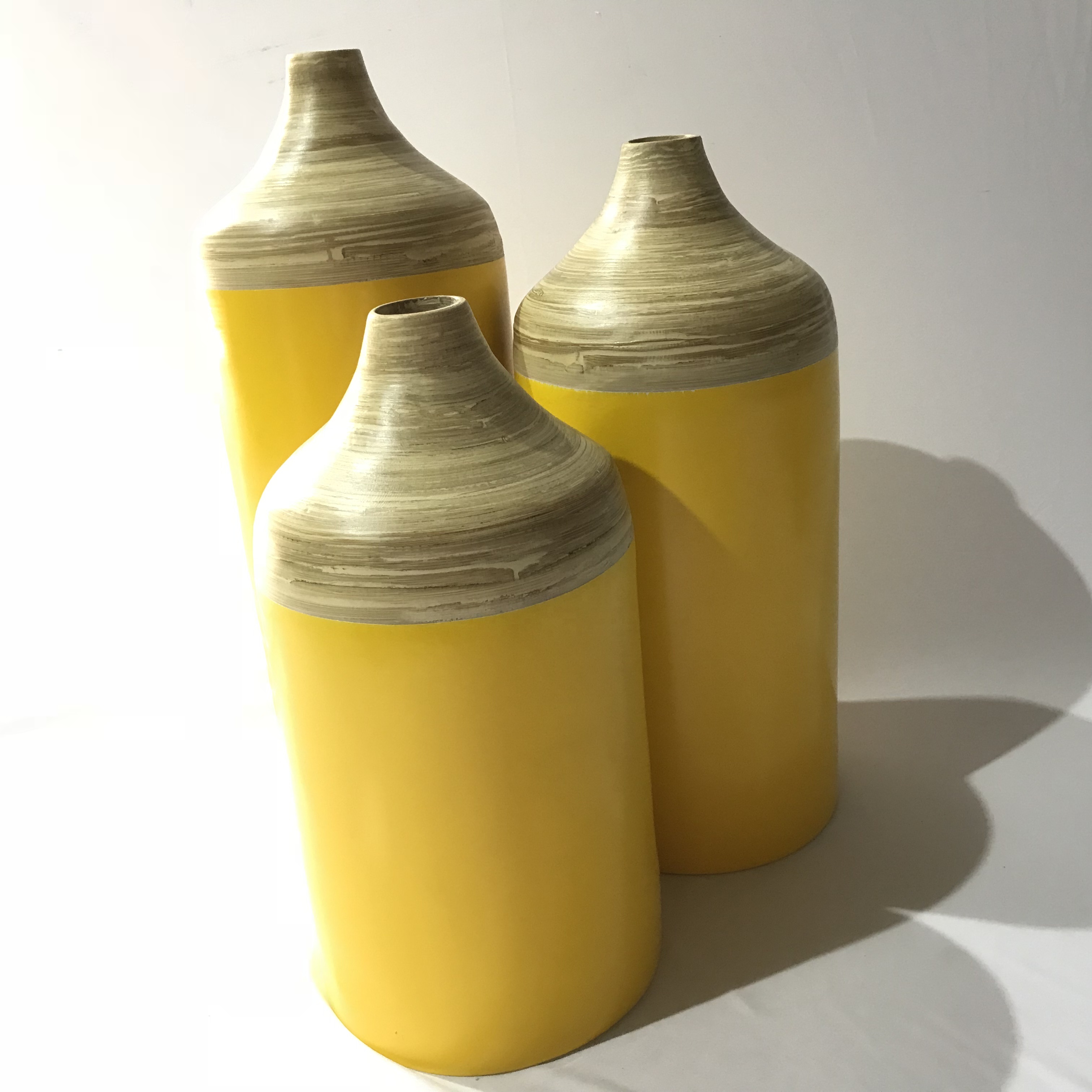 Best selling high quality bamboo decor vase handmade from Viet Nam