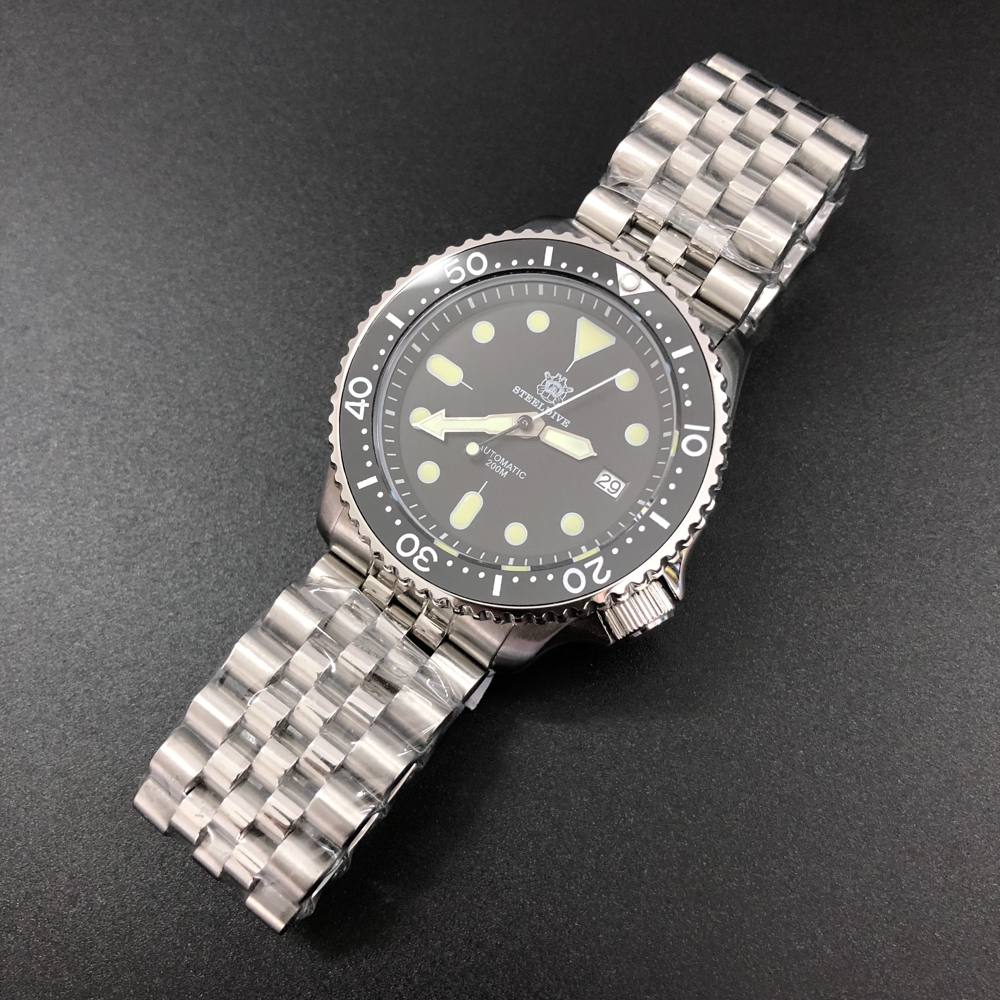 New Arrival! SD1996AC Stainless Steel NH35 200M Waterproof Automatic Diver Watch