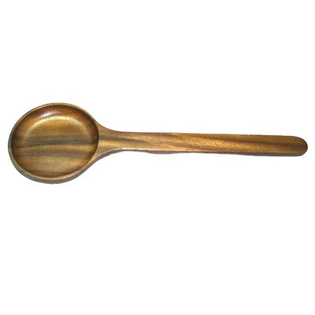 High Grade Spoon sets Acacia Wood Spoon Fork : solid Acacia wood table top restaurant