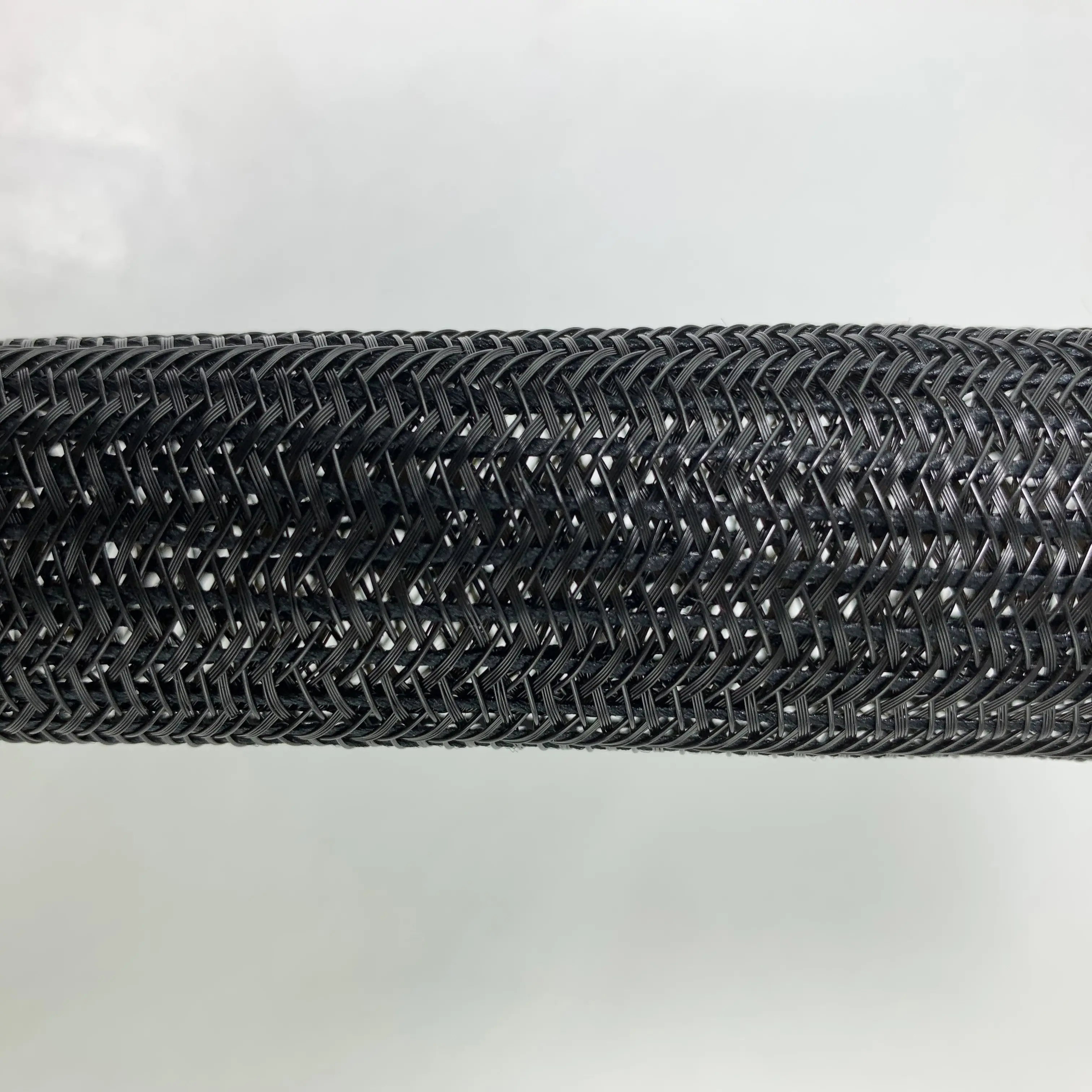 Braided Self-curling Protective Sleeve for Wire and Cables
