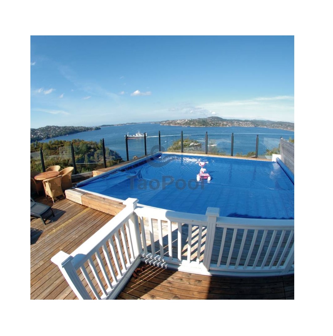 pool cover with roller motorized deck pool cover leakproof