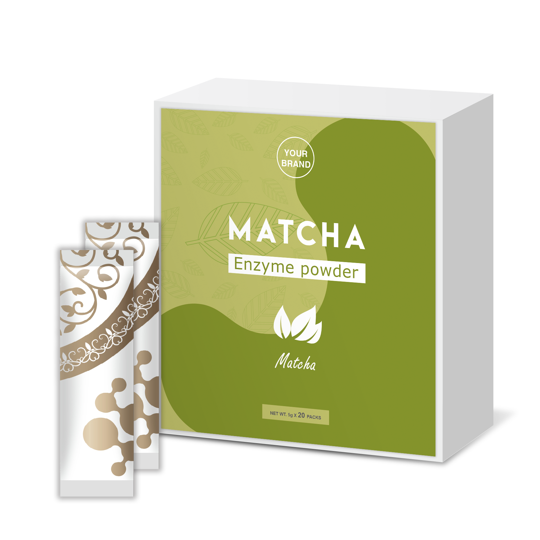 Matcha weight loss slimming enzyme powder free sample