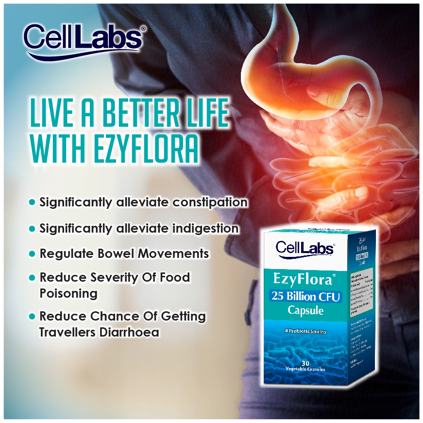 Оптовая продажа, Малайзия, пробиотик CellLabs EzyFlora