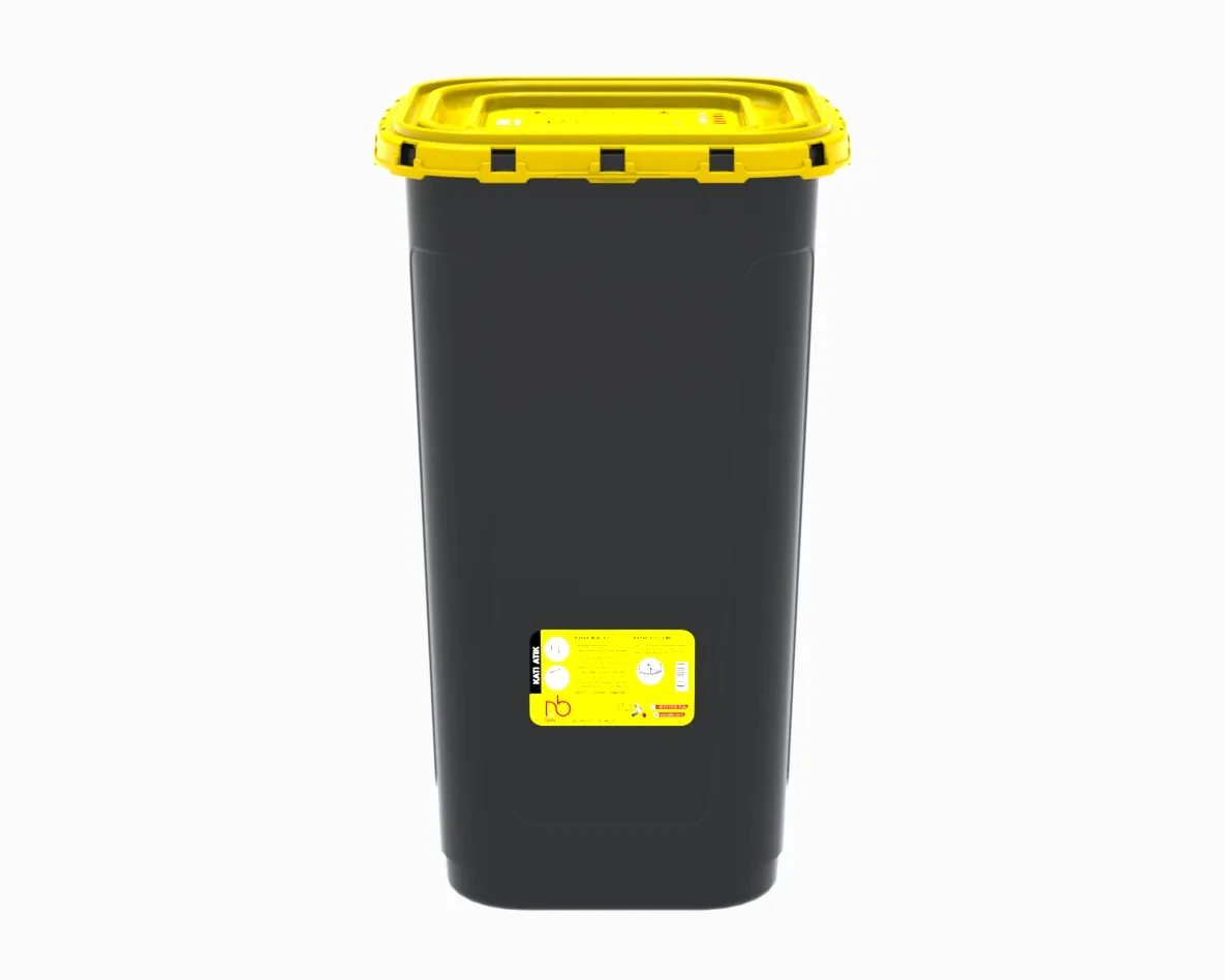 Best Price 60 LT Dangerous Goods Box Solid and Liquid Options Durable Disposal Dangerous Waste Container