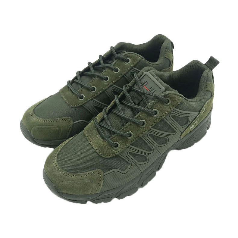 2021 outdoor hiking low-cut comfortable black military tactical boots combat for men