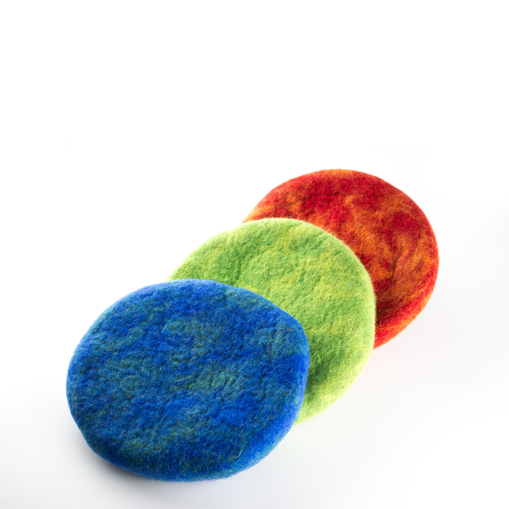 Фетровая игрушка Frisbee хорошего качества из шерсти для собак и кошек из Непала, шерсть мериноса ручной работы, 100% натуральная шерсть