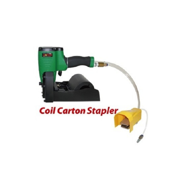 RI3218A 32MM CARTON STAPLE TOOL, AUTOMATIC REMOTE CONTROL SYSTEM COIL AIR CARTON STAPLE GUN