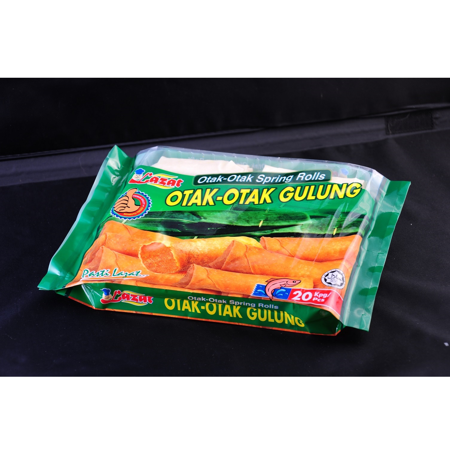 Острый, готовый к приготовлению, полумягкий Otak- otak Gulung 16 дюймов (370 г X 24 кв. М) из Малайзии
