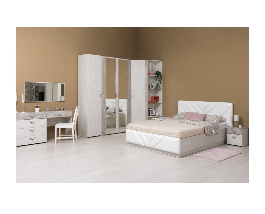 Современный белый комплект мебели для спальни Ameli Ar-Deco