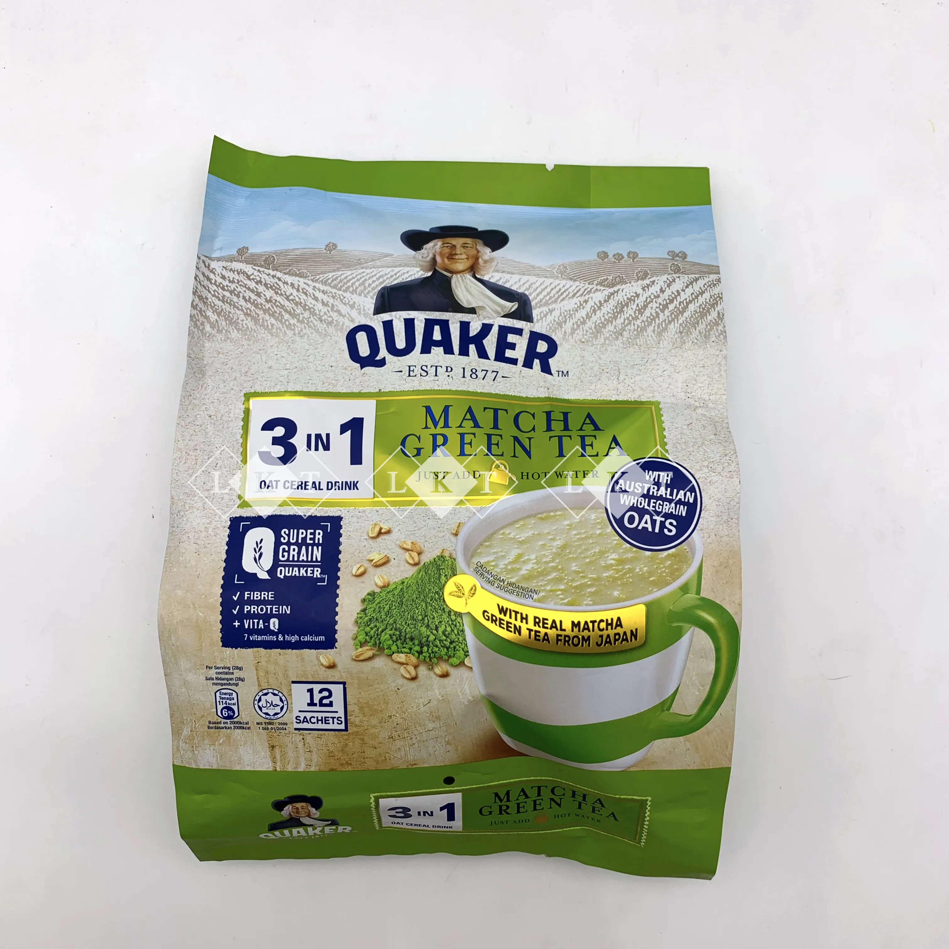 Wholesale Direct Factory Quaker 3 in 1 Oat Drink (Matcha)