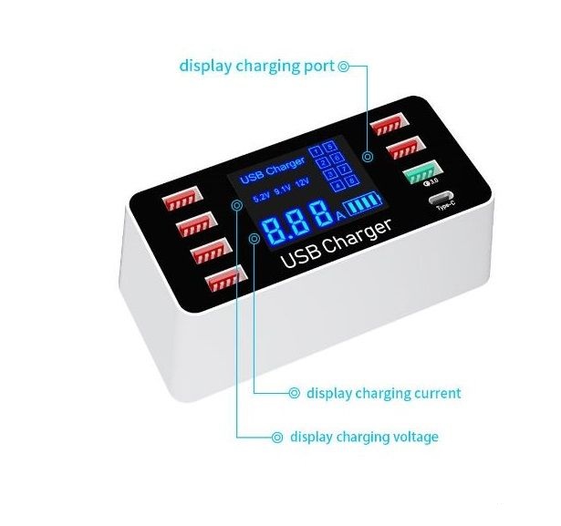 Настольное зарядное устройство USB 3,0 (type C)