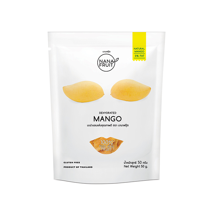Premium Grade Best Seller Nanafruit Dehydrated Mango Freeze Dried Fruit Product from Thailand (50g)