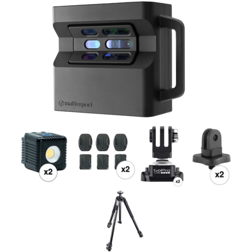 Заводская цена Matterport MC250 Pro2 3D камера со штативом и комплектом светодиодного освещения