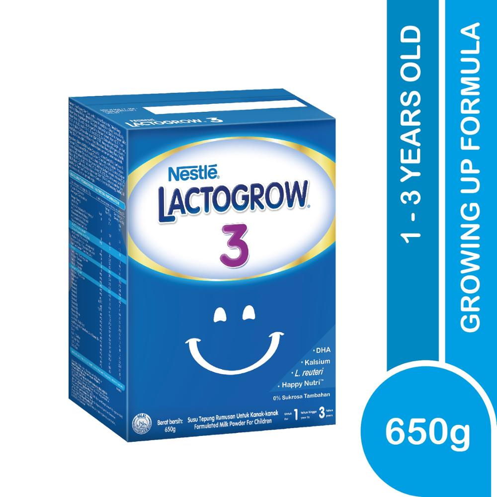 Высококачественное детское питание Lactogrow 3 (от 1 до 3 лет и старше) 650 г
