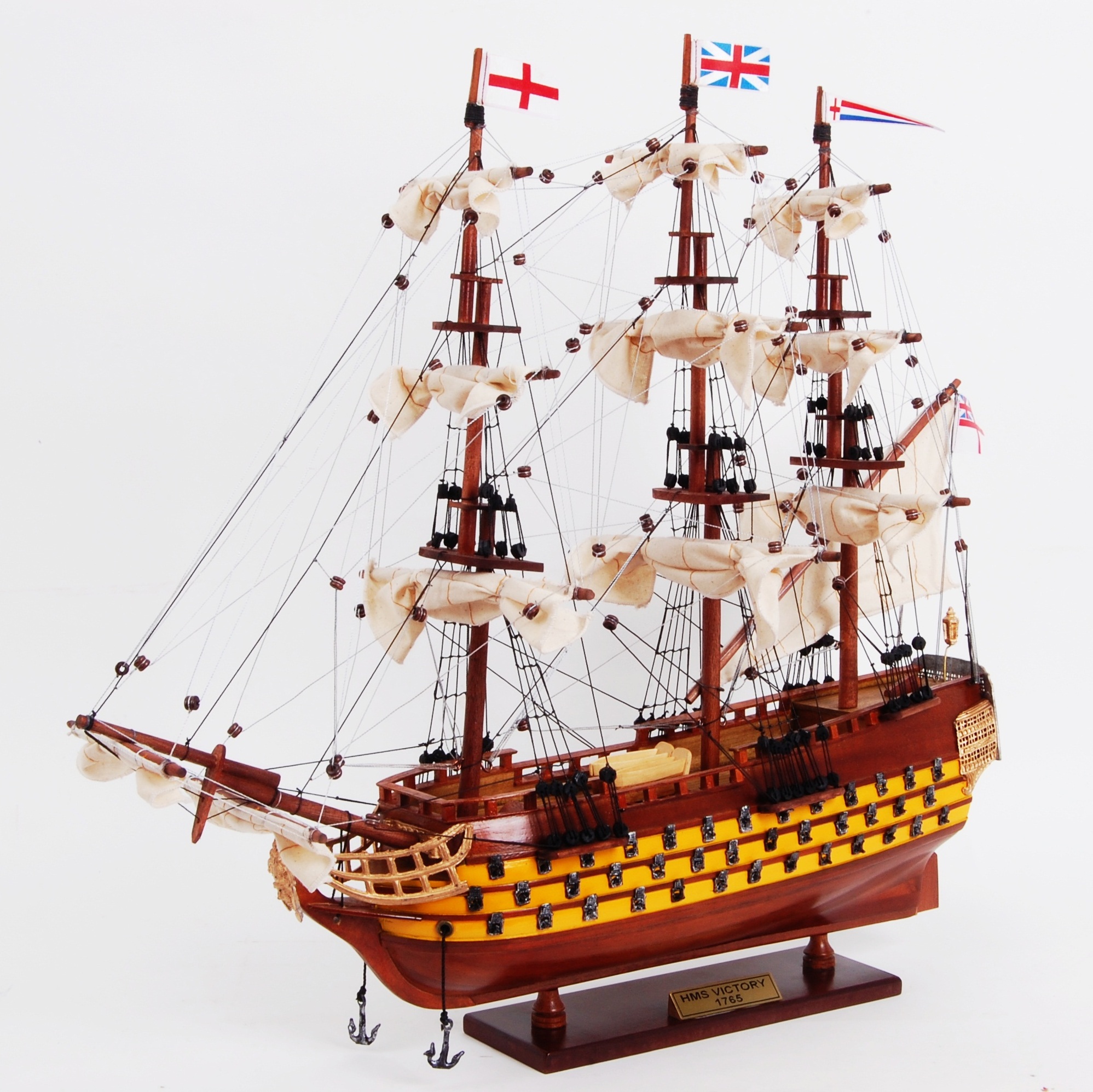 HMS Victory окрашенный маленький L40 см-Вьетнам высокое качество деревянная модель высокий корабль/морской/исторический/офис и украшение дома