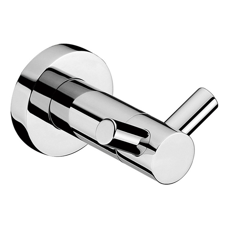 Heavy Duty Chrome для ванной полотенца крюк двойной зубец стены халат крючок вешалка для ванная комната 304 нержавеющая сталь блестящие одежда крюк