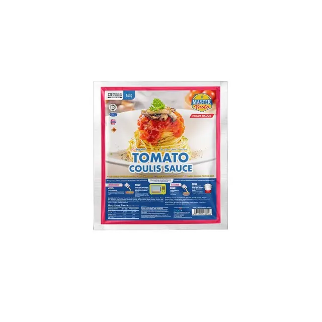 Premium grade delicious instant sauce easy to cook restaurant-grade Tomato Coulis Sauce for lunch and dinner MRE RTE Military