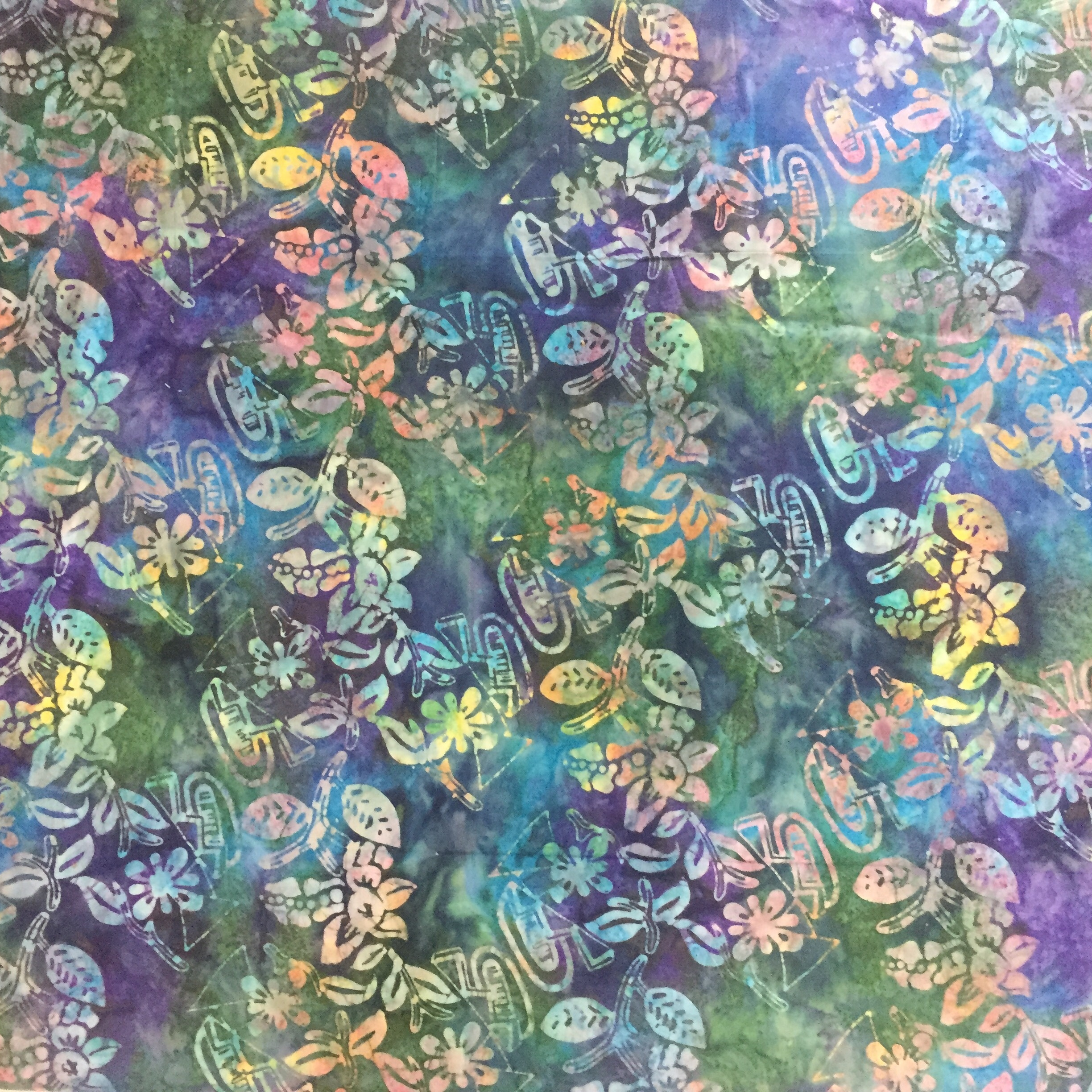 Штамп Legong Batik Blue Hibiscus из хлопчатобумажной ткани, ручная работа, высокое качество из индонезии по конкурентоспособной цене
