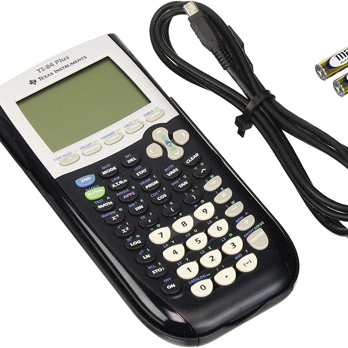 Горячая распродажа! Texas Instruments TI-84 плюс графика калькулятор, черный