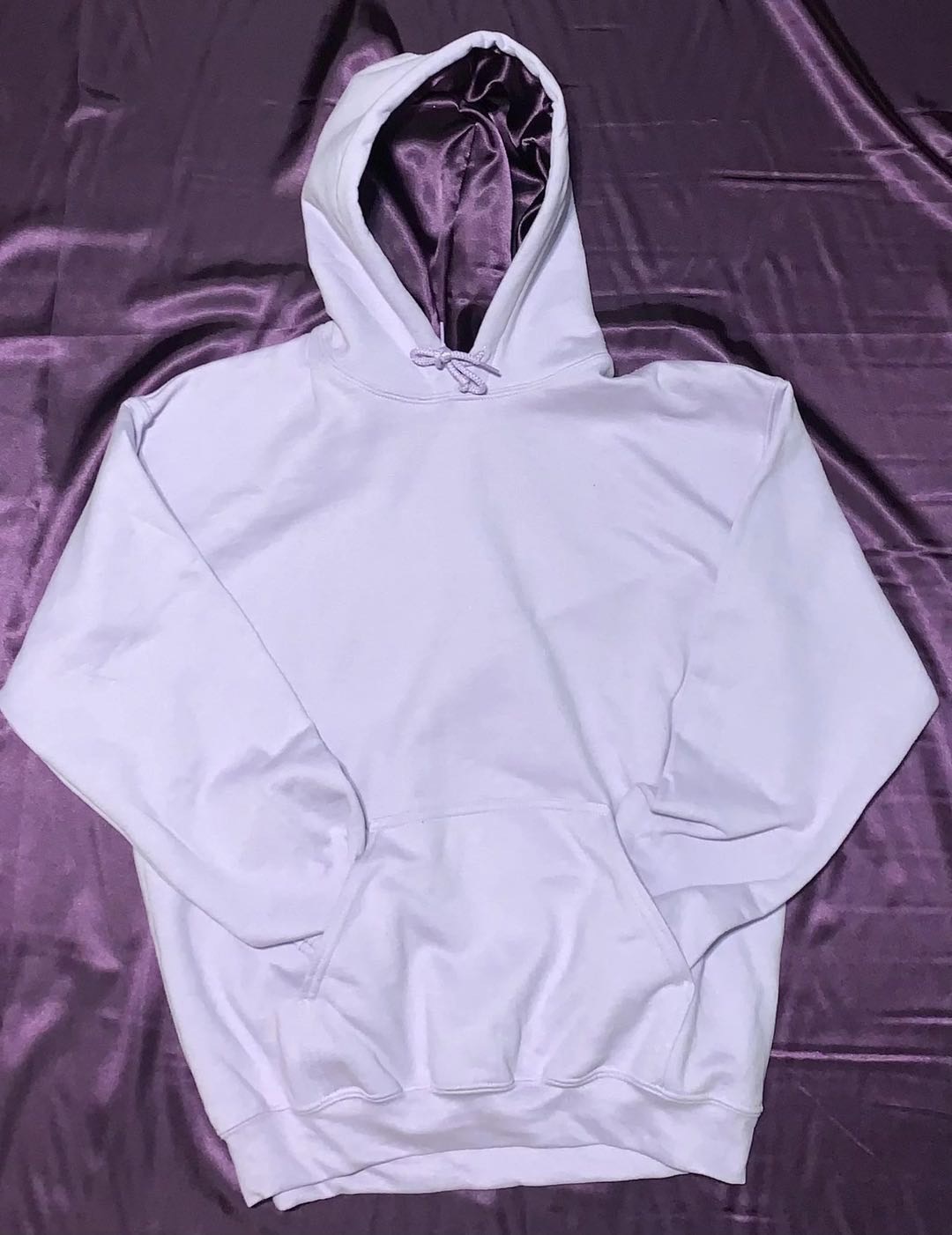 Luxury Custom 100 Cotton Fleece Sweatsuit Oversized Satin Lined Silk Hooded Hoodies