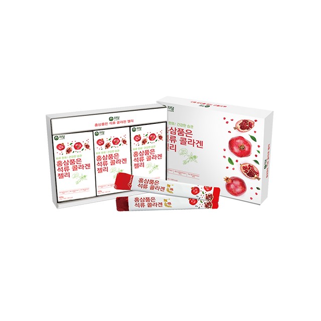 Korean Pomegranate collagen jelly containing red ginseng supplement Made in Korea
