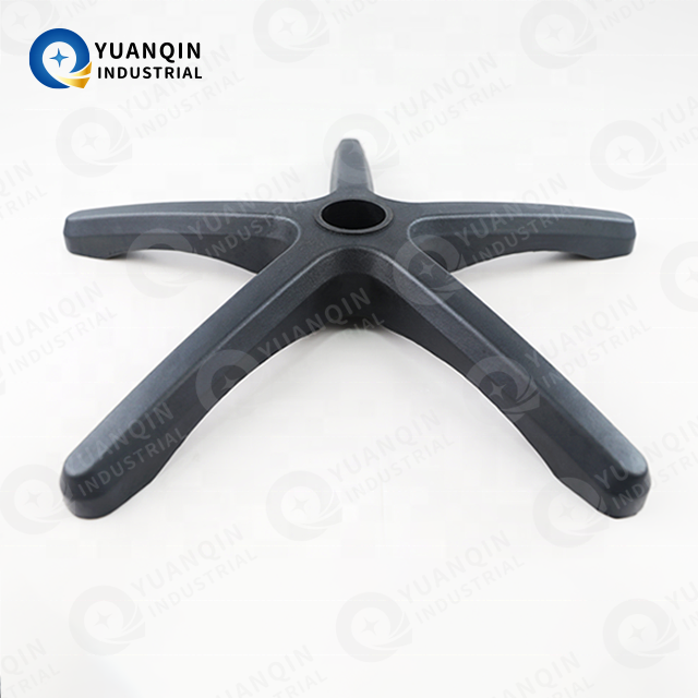 Wheel Swivel Parts Pa Office Nylon Spider 280mm 800Kg Supporting Bar Black Kids Chair Base