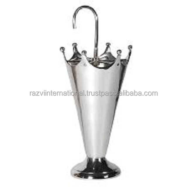 silver plated umbrella stand