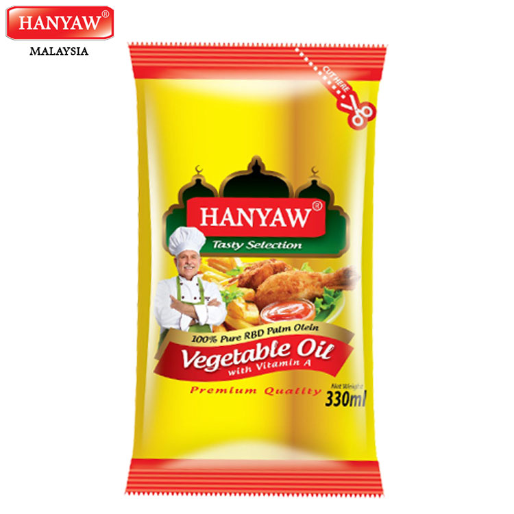 [Malaysia] Fast Shipping + Halal Certified Hanyaw Brand Olein CP6 Palm Oil Vegetable Cooking Oil ( 330 ml x 51 Refill Pouch)