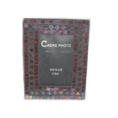 Modern Design Glass Mosaic Picture Photo Frame For Home Decoration