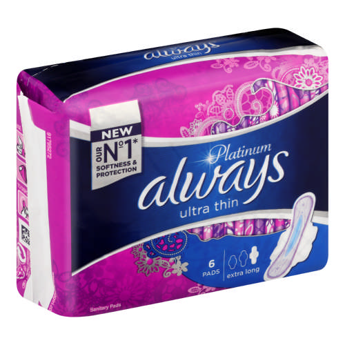 Always platinum ultra night size 4 22 pieces/ 2 packs