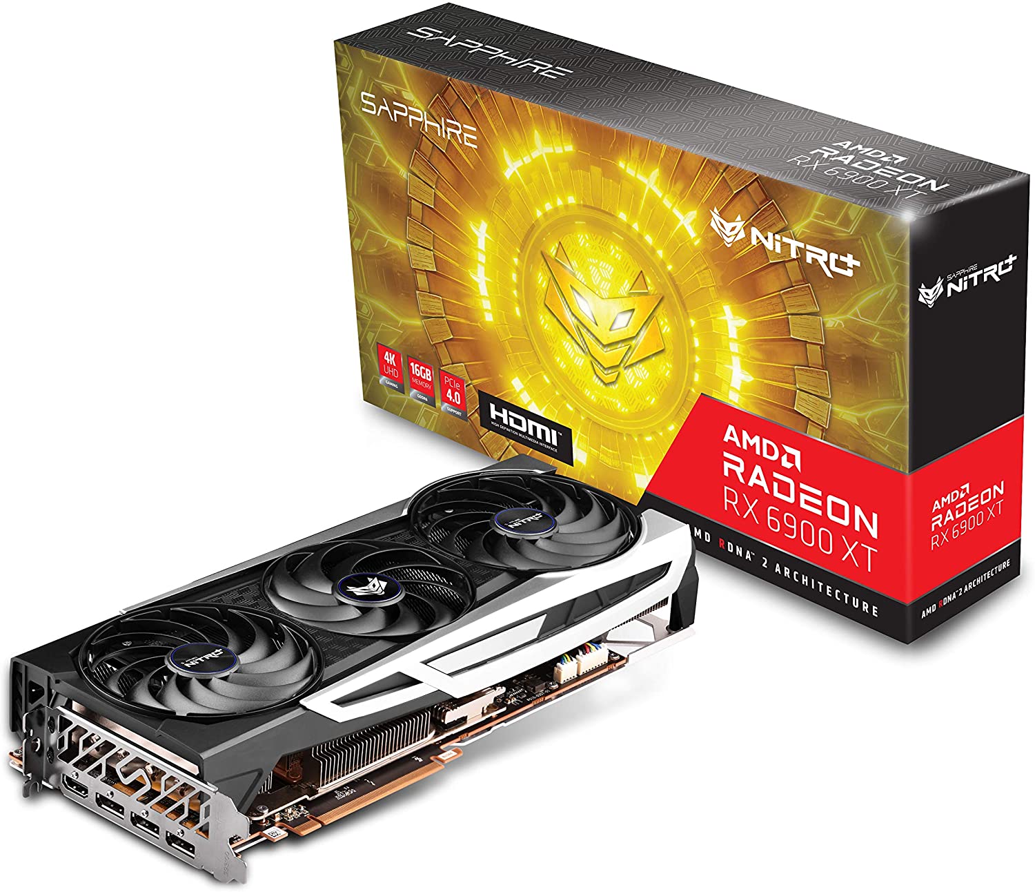 Best Quality New Affordable Sapphire 11308-01-20G Nitro+ AMD Radeon RX 6900 XT PCIe 4.0 Gaming Graphics Card with 16G