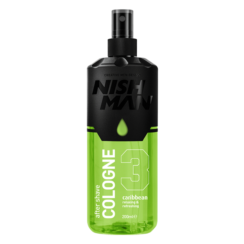 Supermarket Large Stock Selling Of Nishman After Shave Cologne Caribbean 03 At 400ml Attractive Bottles In Budget Price