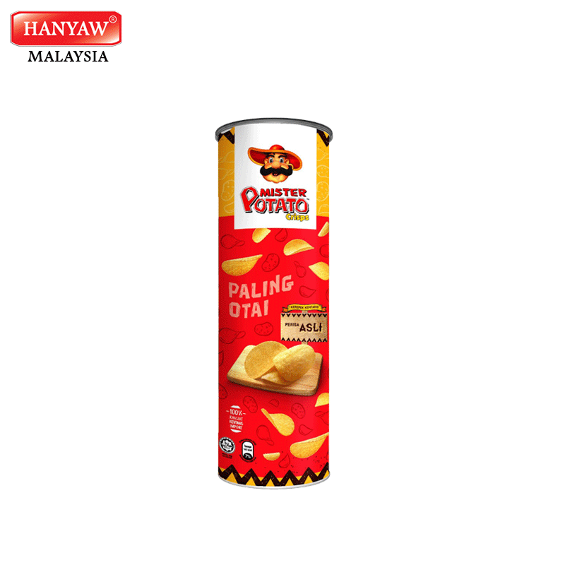 [Malaysia] Fast Shipping + Halal Certified Mister Potato Original Chips ( 14 Tins x 160g / Ctn)