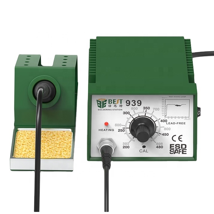 Customized 939 China supplier SMD temperature adjustable estacion de soldadura heat device with temperature control