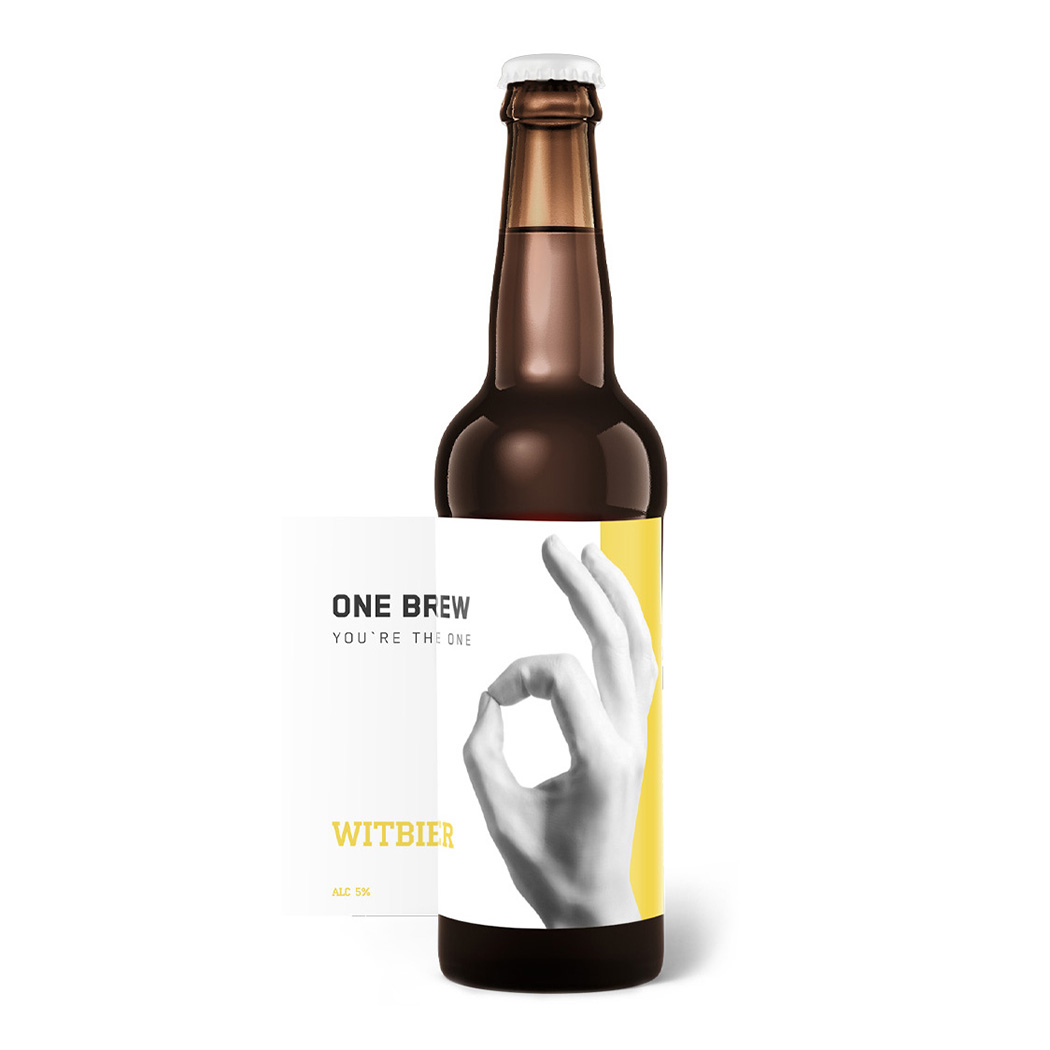 Оптовая продажа, напиток с спиртовым напитком Witbier, неотфильтрованное пшеничное ремесленное пиво Ale 5% спирт, стеклянные бутылки 500 мл, низкие заводские цены