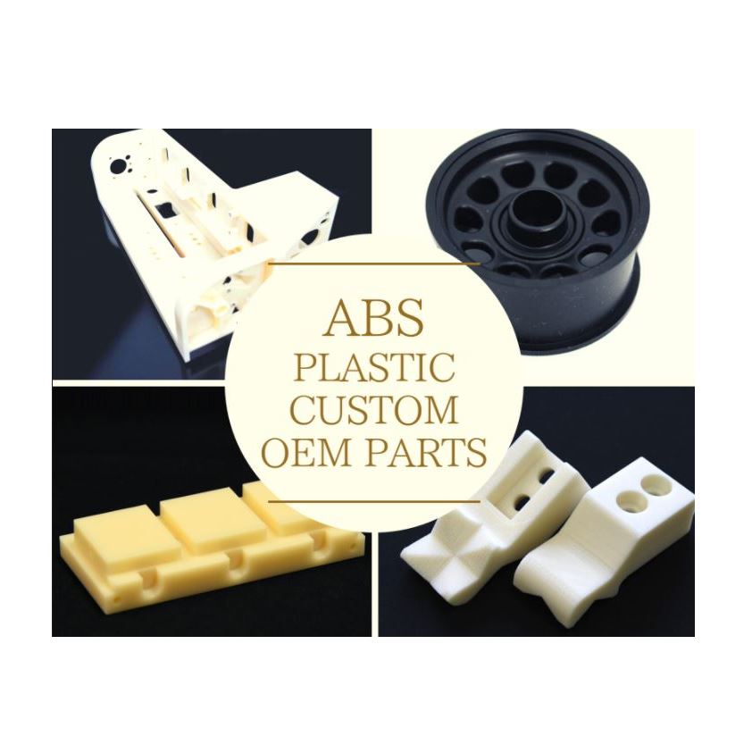ЧПУ ABS OEM части жесткий цвет естественный и черный
