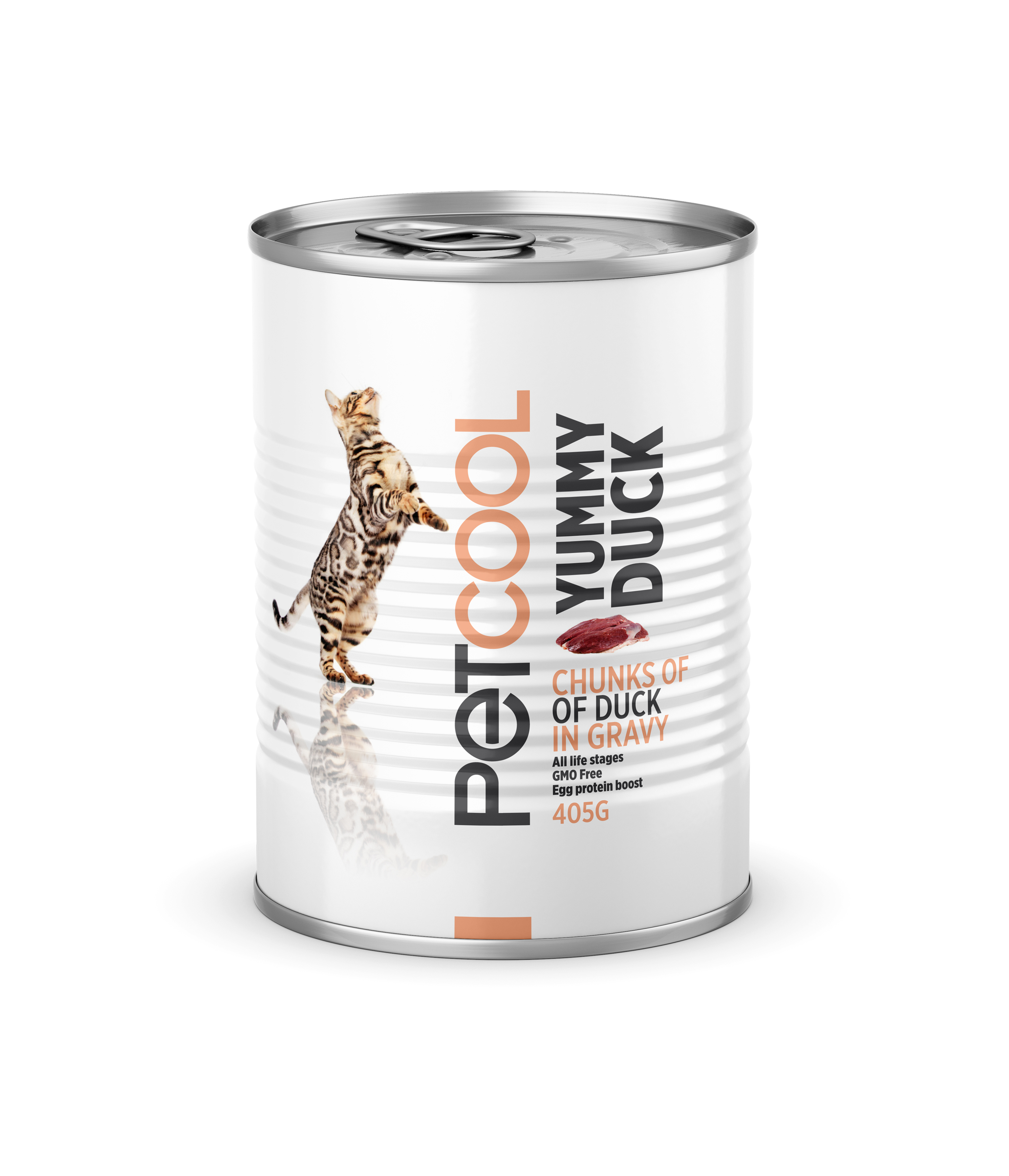 Консервированная влажная кошачья еда с уткой PETCOOL YUMMY