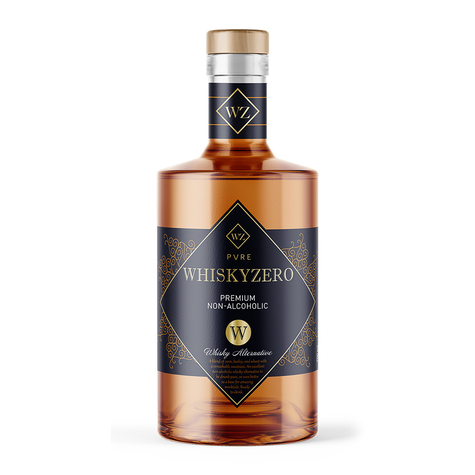 Whiskyzero, альтернатива виски без алкоголя, 0,70 Л. Смесь трав, кукурузы, ячменя, пшеницы и подслащена карамелью.