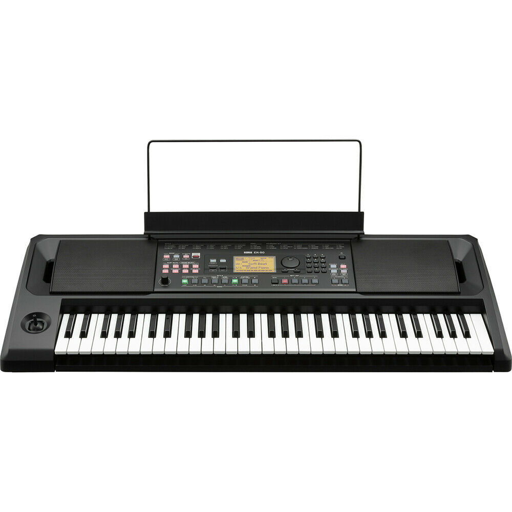 Korg EK-50, клавиатура бортовой колонки 61 Ключи Цвет: черный