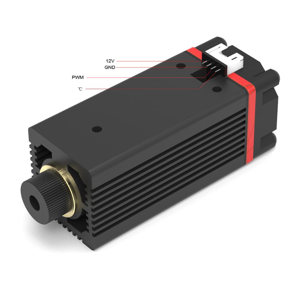 NEJE 7 Вт лазерная головка 12V лазерный модуль модуляция для DIY гравировальный станок с ЧПУ лазерная гравер