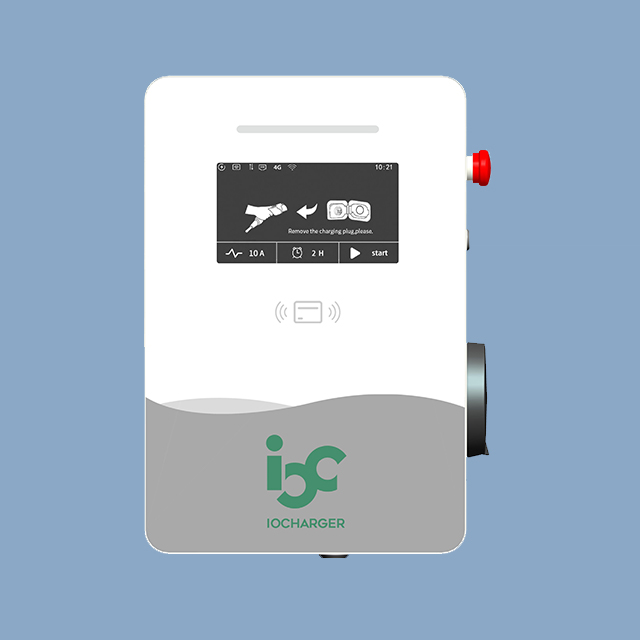 Зарядная Станция IoCharger IOC7AP01 7kw ev с ocpp 4G RFID и Wi-Fi для зарядной станции ev